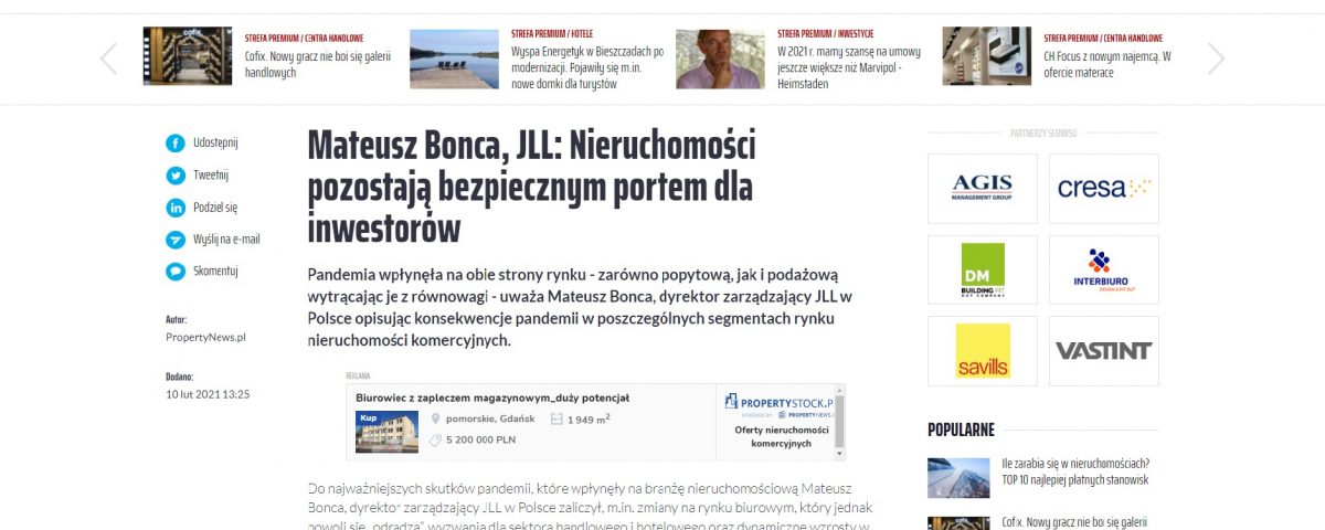 Nieruchomości pozostają bezpiecznym portem dla inwestorów